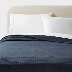 Threshold - Full/Queen Jersey Quilt Dark Navy Blue - Threshold Navy Blue